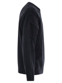 Stone Island Crew Neck Sweatshirt With Sleeve Pockets