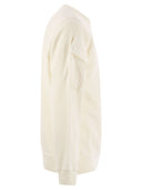 Stone Island Crew Neck Sweatshirt With Sleeve Pockets