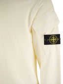 Stone Island Crew Neck Sweatshirt With Sleeve Pockets