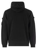 Bluza z kapturem na wyspie z suwakiem i kieszeniami