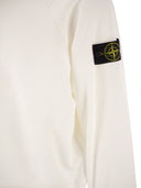 Stone Island överdimensionerad tröja med rund hals och raglanärmar