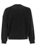Sudadera extragrande con cuello redondo y mangas raglán de Stone Island