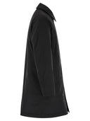 Stone Island Padded Car Coat With Anti Drip And Snap Pockets