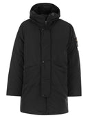 Stone Island Padded Parka With Non Drip Hood