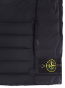 Stone Island Down Vest With Seamless Channels And Drip Protection