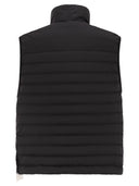 Stone Island Down Vest With Seamless Channels And Drip Protection