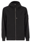 Stone Island Light Jacket With Hood And Weatherproof Membrane