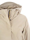 K Way Dorel Bonded Padded Hooded Jacket