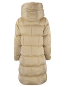 K Way Orlin Long Hooded Down Jacket