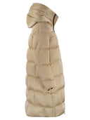 K Way Orlin Long Hooded Down Jacket