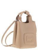 Hogan H Bag Mini Shopping H Embossed Beige Rosato