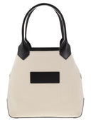 Bolsa de compras de lienzo medio de Hogan Script