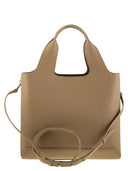 Hogan Shopping Bag In Textured Leather