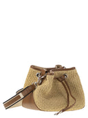 Hogan Hocket Mini Raffia y cubo de cuero