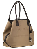 Hogan Medium Canvas Shopping Bag