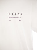 Hogan Crew Neck T Shirt With Lettering