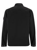 Stone Island Full Zip Cotton Twill Overshirt