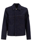 Stone Island Coach Jacket With Chest Pockets And Button Fastening