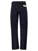 Stone Island Regular Straight Five Pocket Jeans, Rinsed Finish