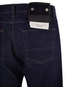 Stone Island Regular Straight Five Pocket Jeans, Rinsed Finish