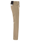 Stone Island 5 Pocket Trousers In Cotton Twill