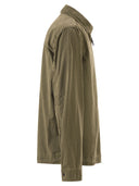 Stone Island regular fit overshirt met ritssluiting en zak