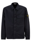 Stone Island Regular Fit Overshirt With Concealed Zip