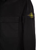 Stone Island Regular Fit Overshirt With Concealed Zip