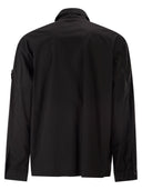 Stone Island Comfort Fit Overshirt With Press Studs