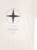Stone Island T-shirt med normal passform med "Light Compass"-tryck