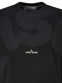 Stone Island Regular Fit T Shirt With ‘Whirlwind Type’ Print