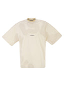Stone Island Regular Fit T Shirt With ‘Whirlwind Type’ Print