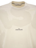 Stone Island Regular Fit T Shirt With ‘Whirlwind Type’ Print