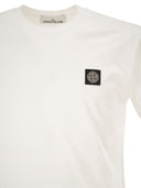 Stone Island Slim Fit T Shirt With Compass Patch