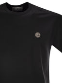 Stone Island Slim Fit T Shirt With Compass Patch