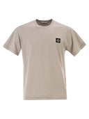 Stone Island Slim Fit T Shirt With Compass Patch