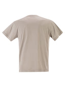 Stone Island Slim Fit T Shirt With Compass Patch