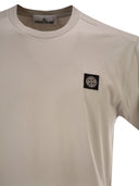 Stone Island Slim Fit T Shirt With Compass Patch