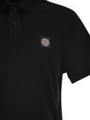 Stone Island Regular Fit Short Sleeved Polo Shirt With Compass Patch