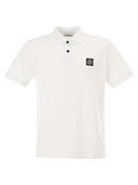 Stone Island Regular Fit Short Sleeved Polo Shirt With Compass Patch