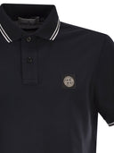 Stone Island Slim Fit Short Sleeve Polo Shirt With Compass Patch