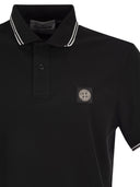 Stone Island Slim Fit Short Sleeve Polo Shirt With Compass Patch