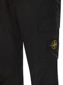 Stone Island Regular Tapered Cargo Trousers With Elasticated Waistband