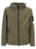 Stone Island Water Repellent And Windproof Jacket With Hood