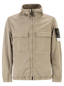 Stone Island Jacket With Hood And Drip Guard