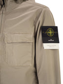 Stone Island Jacket With Hood And Drip Guard