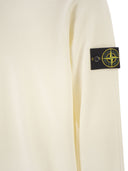 Stone Island Loose Fitting Ribbed Crew Neck Jumper