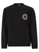 Stone Island Oversized Crew Neck Sweatshirt With “Outline Compass” Print