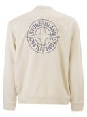 Felpa girocollo oversize di Stone Island con stampa “Outline Compass”.