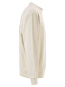 Felpa girocollo oversize di Stone Island con stampa “Outline Compass”.